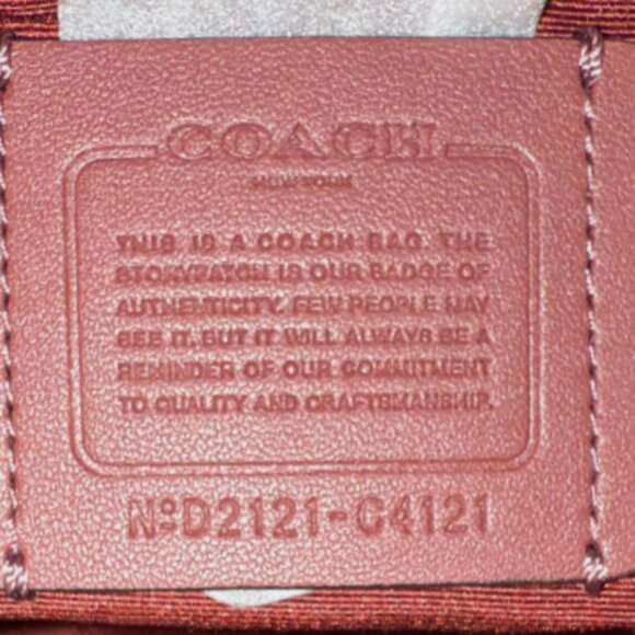 Nwt Coach Leather drawstring Pennie Backpack 22 - Picture 9 of 10